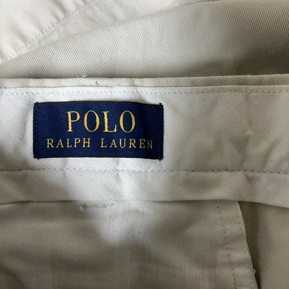 Polo Ralph‎ Lauren Chino Shorts Mens 38T Tall Khaki Outdoor Golf Preppy Casual